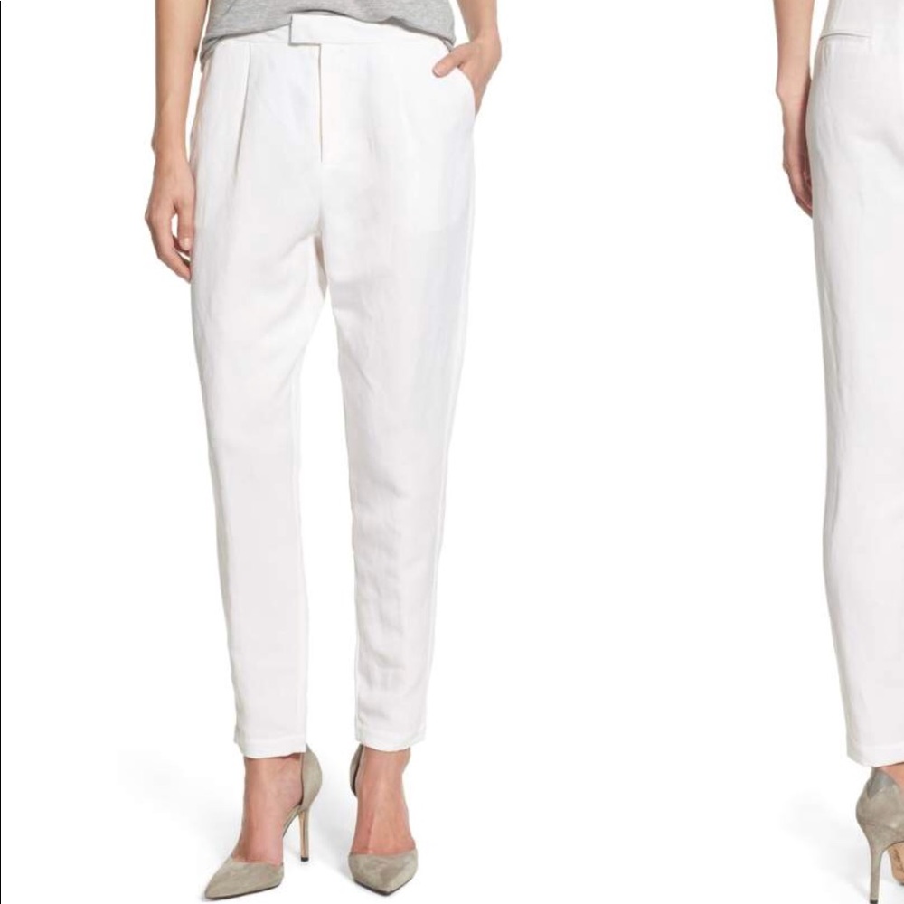 cupcakes & cashmere Bree Linen blend pants.